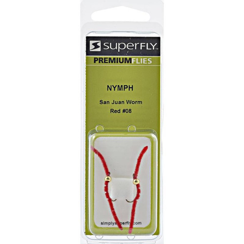 Superfly Nymph San Juan Worm- #08