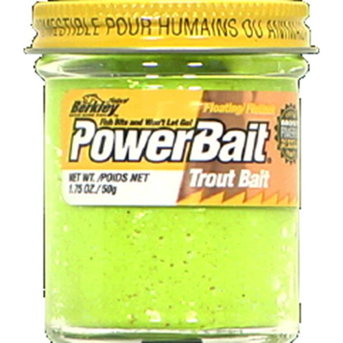 Berkley Glitter Trout Bait - Chartreuse
