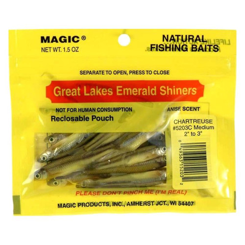 Magic Medium Minnows- Yellow