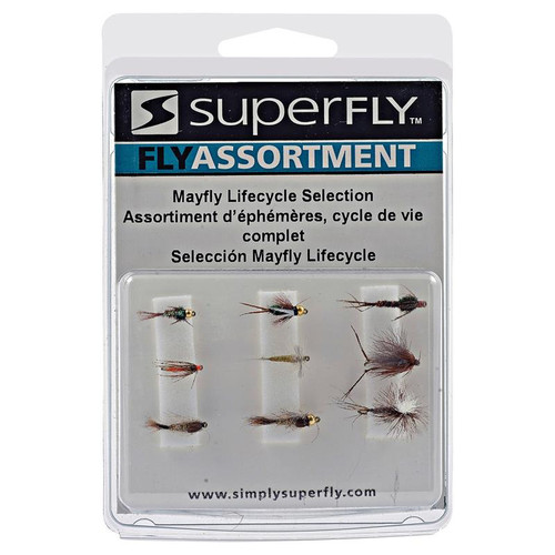 Maurice- Fly Mayfly Lifecycle Assortment- Assorted Sizes