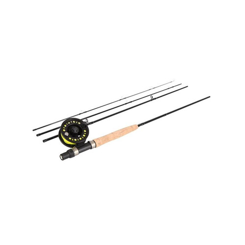 Maurice- 8'6" 4 Piece Fly Rod Combo- Black