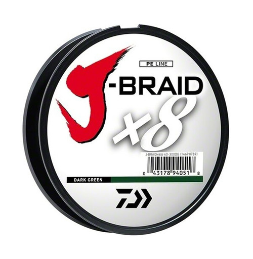 Daiwa 65LB Dark Green J-Braided Line