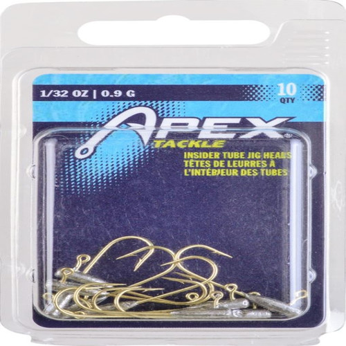 Apex Tube Jigheads 1/32 oz. - 10 Pack