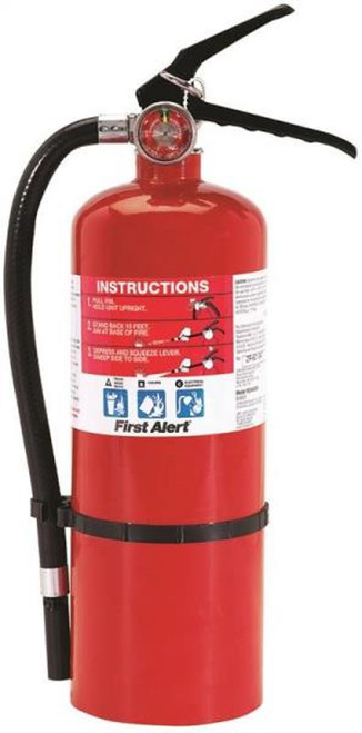 First Alert Heavy Duty Rechargeable Fire Extinguisher - 5lb
