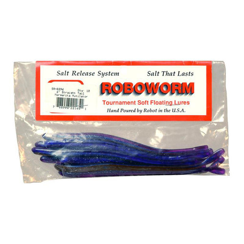 Roboworm 6 inch Straight Tail Worm - Margarita Mutilator