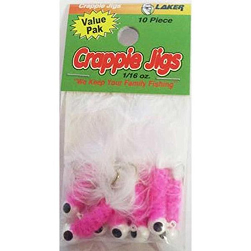 Eagle Claw Laker Maribou Jig 1/32 White/Pink/Pink