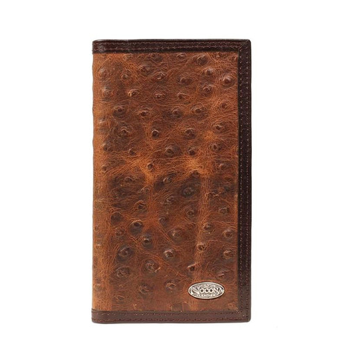 M&F - Ostrich Rodeo Wallet - Brown