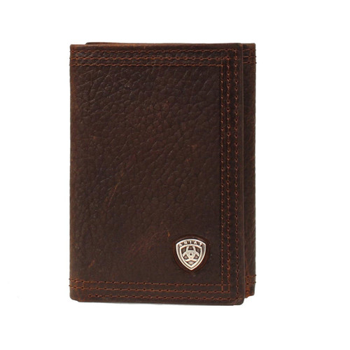 Ariat Tri-Fold Rowdy Leather Wallet Ariat Tri-Fold Rowdy Leather Wallet