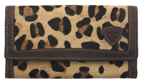 Ariat Bristol Leopard Flap Over Wallet