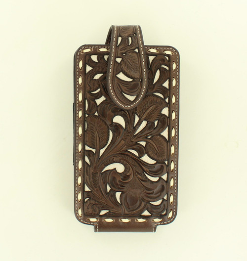 M&F Western - Nocona Brown With Ivory Cell Phone Case