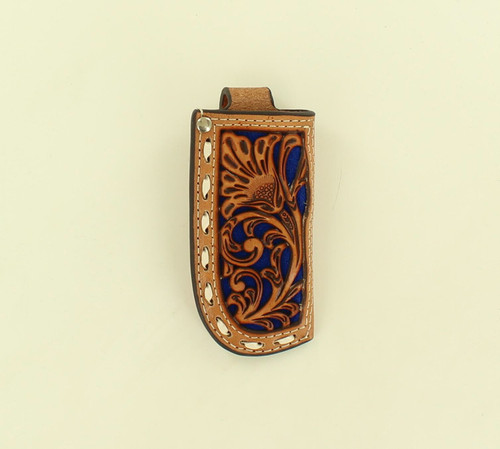 M&F Western - Tan With Blue Accent Knife Sheath