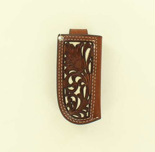 M&F Western - Tan With Ivory Accent Knife Sheath