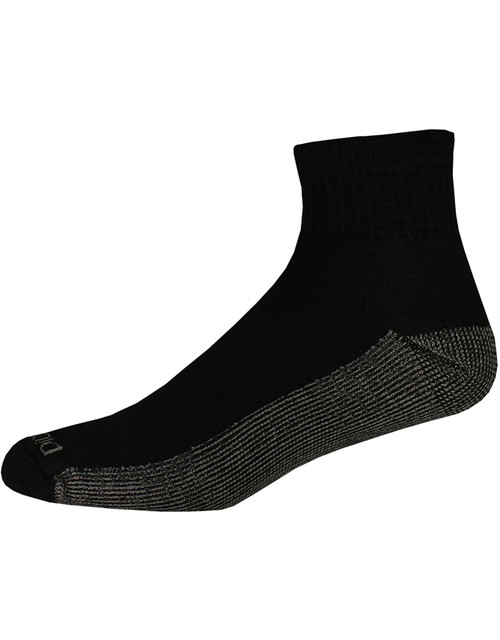 Dickies Mens Dri-Tech Quarter Socks - 6 Pack Size 6-12