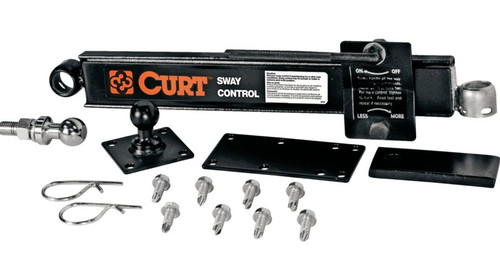 Curt 52044 Push-to-Test Breakaway Kit with Top-Load Battery