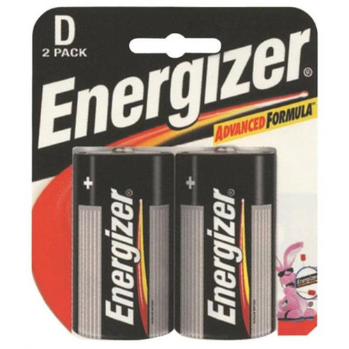 Energizer Battery D Alkaline Battery - 2 Pack