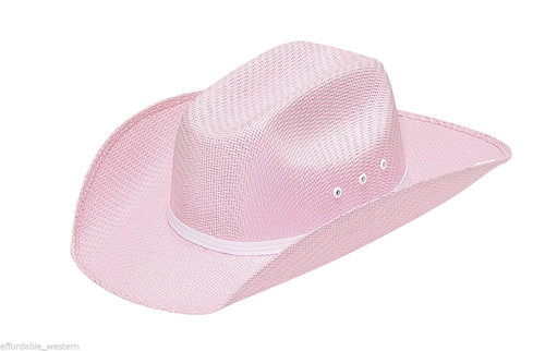 M&F Western - Infant/Toddler Pink Straw Cowgirl Hat