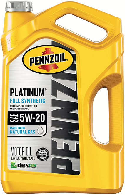 Pennzoil Platinum Full Synthetic 5W-30 Motor Oil- 5 Quart