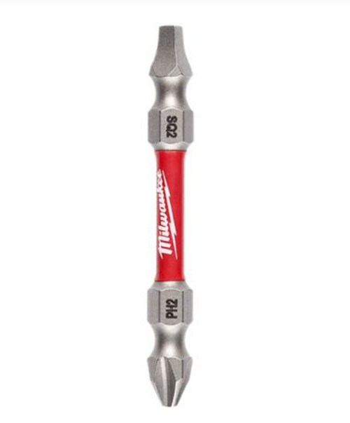 Milwaukee Shockwave PH2/SQ2 Impact Double Ended Bit