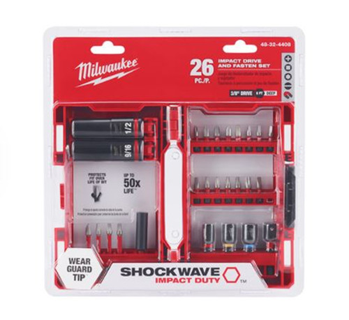 Milwaukee Shockwave Impact Duty Drive & Fasten Set- 26pc