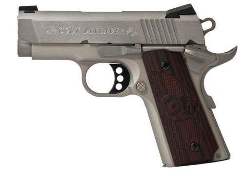 Colt Mfg Defender .45ACP Matte Stainless Steel Pistol