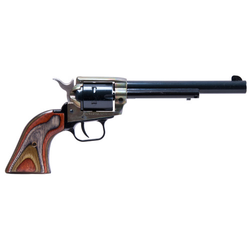 Heritage Mfg Rough Rider .22LR/22 WMR 6Rd 6.50" Black Color Case Hardened Steel