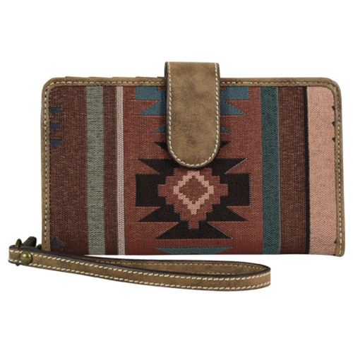 Justin Ladies Wallet Aztec Jacquard