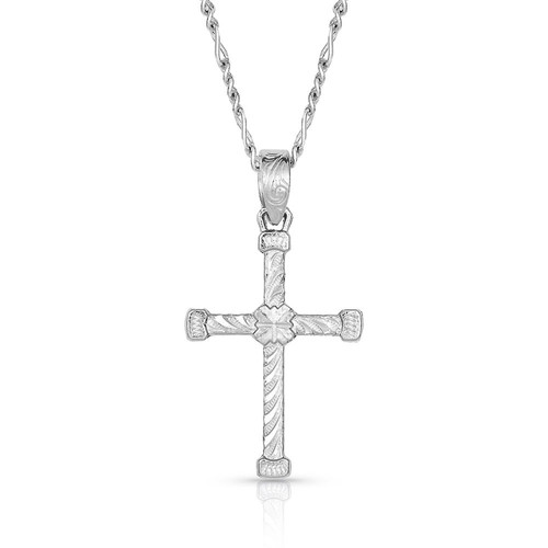 Montana Silversmiths Binding In Faith Cross Necklace
