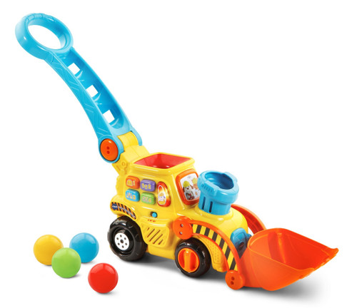 V-Tech Pop-a-Balls Push & Pop Bulldozer