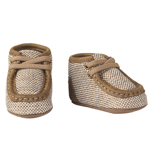 Twister Boys Natural Tweed Baby Bucker Casual Shoes