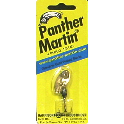 Panther Martin Classic Regular Spinners- Gold/Black/Yellow Dot