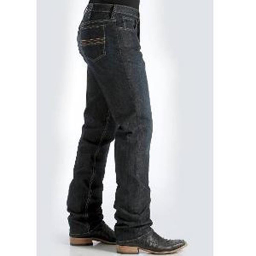 Cinch - Men's Silver Label Low Rise Slim Fit Jeans - Dark Blue