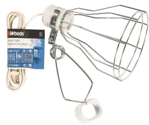 Coleman Cable 324 Clamp Light - 125V 150V