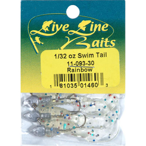 LIVE LINE BAITS LLC - Live Line Baits 3pk Rainbow