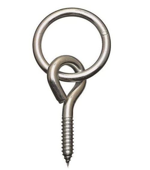 National Hardware 3/8" x 3 1/2" Zinc Plated Ring Hitch with Screw