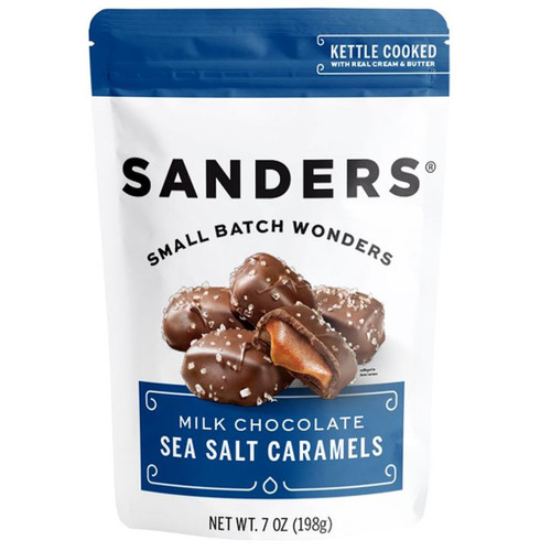 Sanders Milk Chocolate Sea Salt Caramels- 7oz