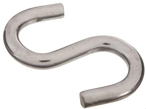 National Hardware 3 1/2" Zinc Plated Steel Open S-Hook