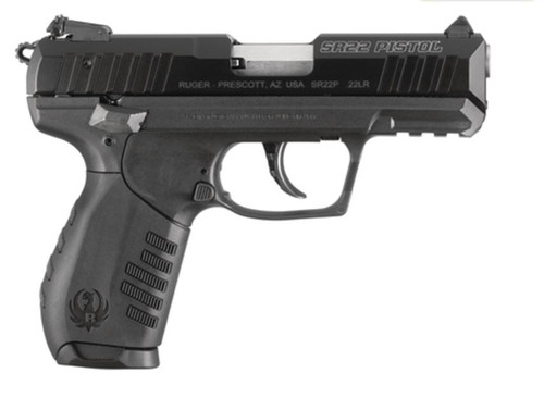 Ruger SR22PB .22 Long Rifle 3.5 Inch Stainless Steel Barrel