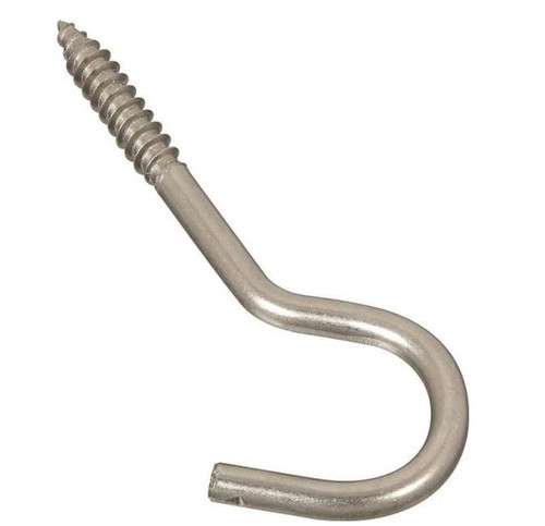 National Hardware 1/4" x 4 1/4" Stainless Steel Ceiling Hook