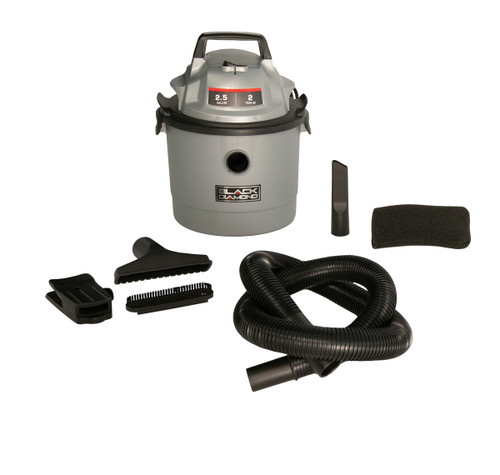 Black Diamond 2.5 Gallon 2 HP Wet/Dry Vac