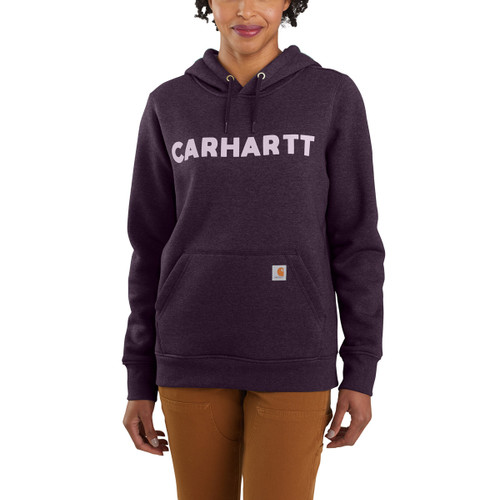 Carhartt Womens Relaxed Fit Mediumweight Logo Graphic Sweatshirt