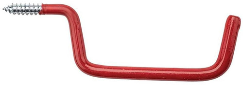 National Hardware Ladder Hook, 6 in, 8 in L, 1/4 in Wire, 15 lb, Steel, Vinyl Coated