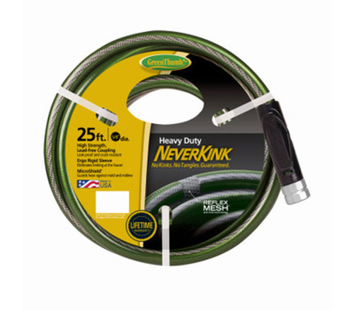 Swan Green Thumb NeverKink Heavy Duty Garden Hose 5/8 in x 25 ft