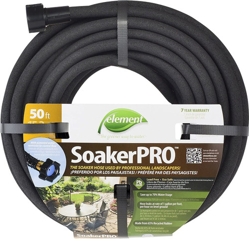 Swan Element SoakerPro Black Soaker Hose 3/8 in x 50 ft