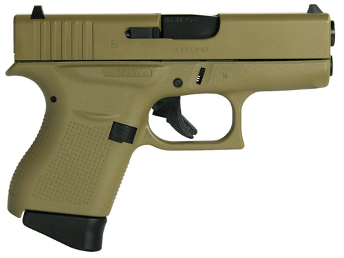 Glock G43 Gen 4 Sub-Compact FDE 9mm Luger Handgun- 6 Round