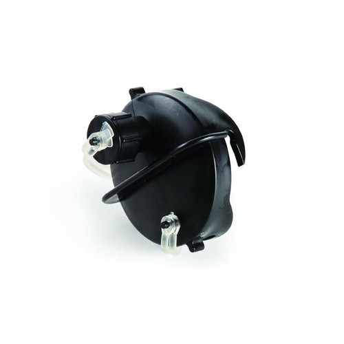 Camco- Sewer Cap with Hose Connection- Black