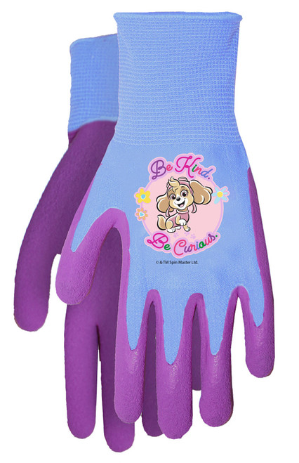 MIdWest Gloves Nickelodeon Paw Patrol Purple Gripping Gloves