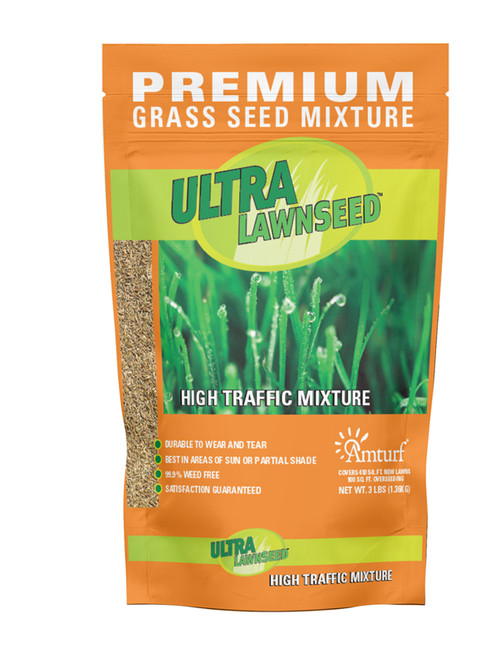 AmTurf Ultra Lawnseed High Traffic Mixture - 3 lbs.