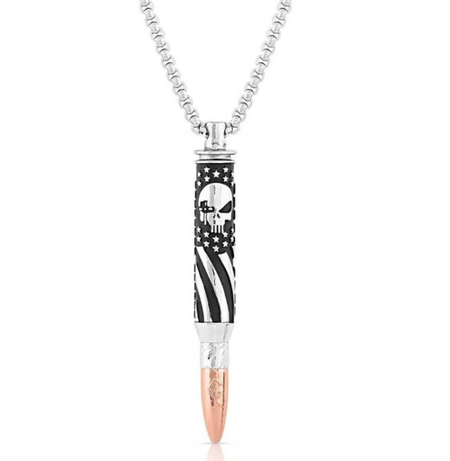 Montana Silversmiths I'll Cover You Sniper Bullet Necklace