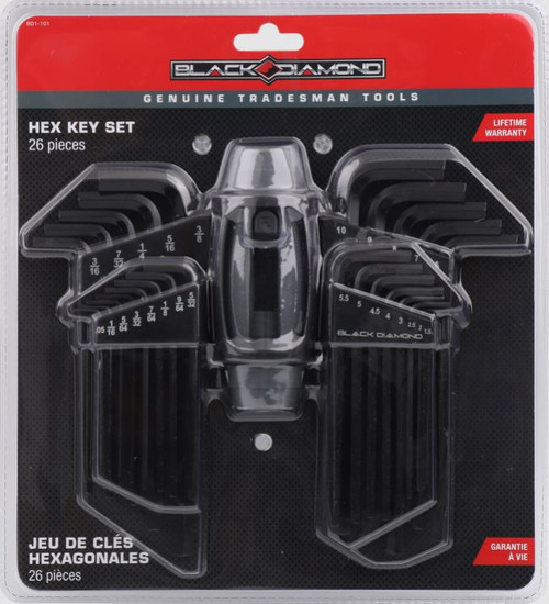 Black Diamond 26 Piece Hex Key Set