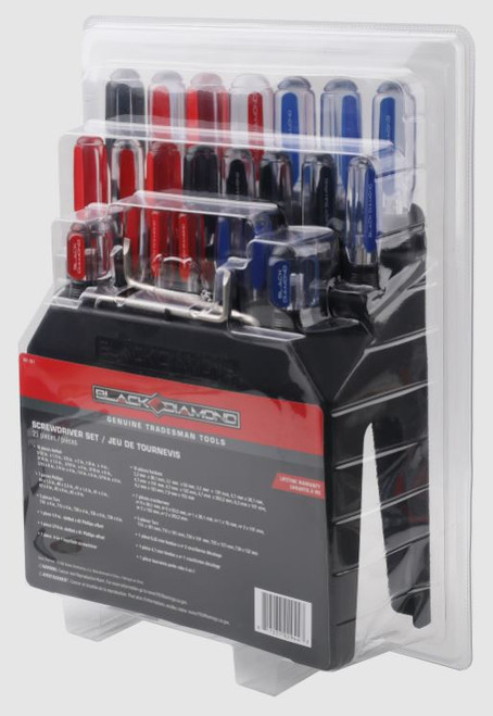 Black Diamond Acetate Screw Driver 25 Piece Set